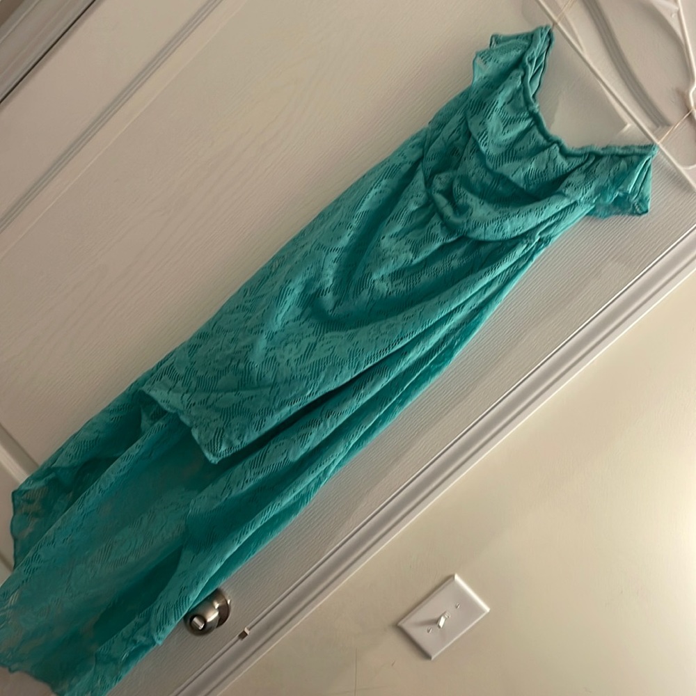 Turquoise Strapless